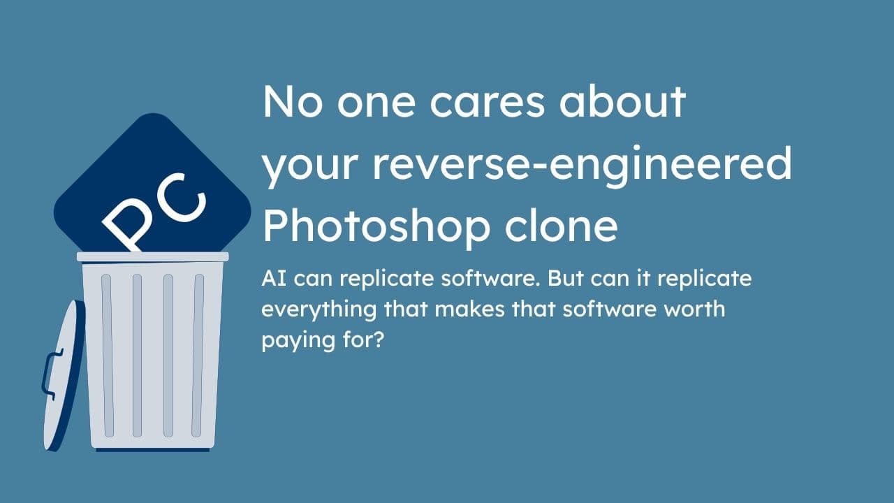 No one cares about your reverse-engineered Photoshop clone
